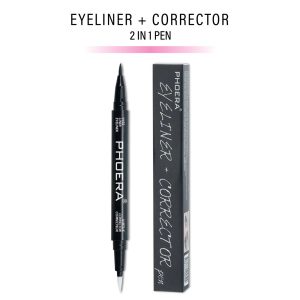 Phoera Eyeliner + Corrector 2 In 1 Pen