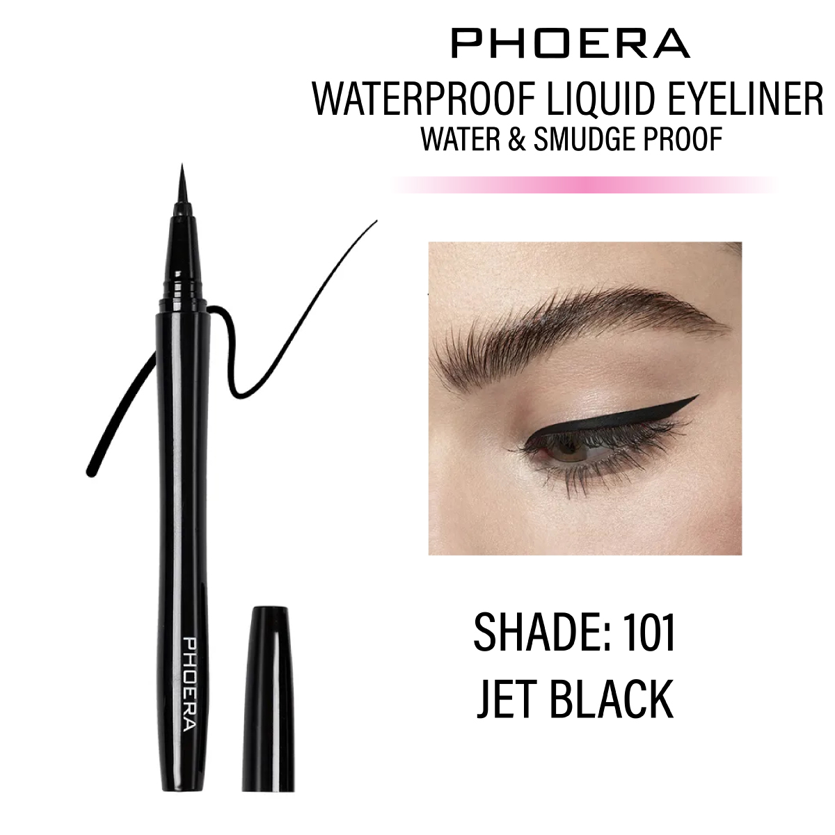 Phoera Waterproof Liquid Eyeliner
