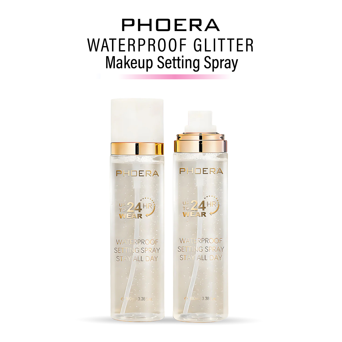 Phoera Waterproof Glitter Makeup Setting Spray